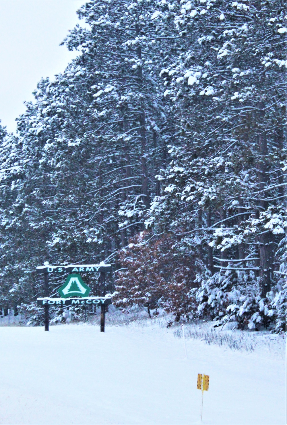 Winter weather hits Fort McCoy with snow, extreme cold in mid-January 2024