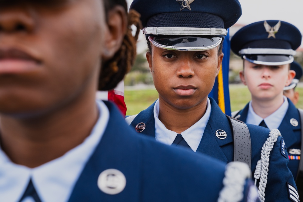 MacDill Honor Guard performs in retirement ceremony