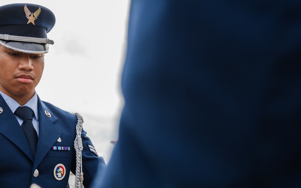 MacDill Honor Guard performs in retirement ceremony