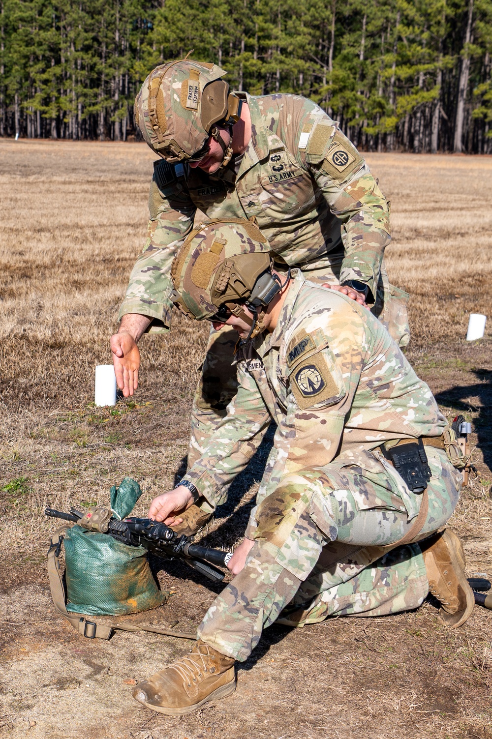 XVIII Airborne Corps Soldiers Compete in EIC Matches at Fort Liberty