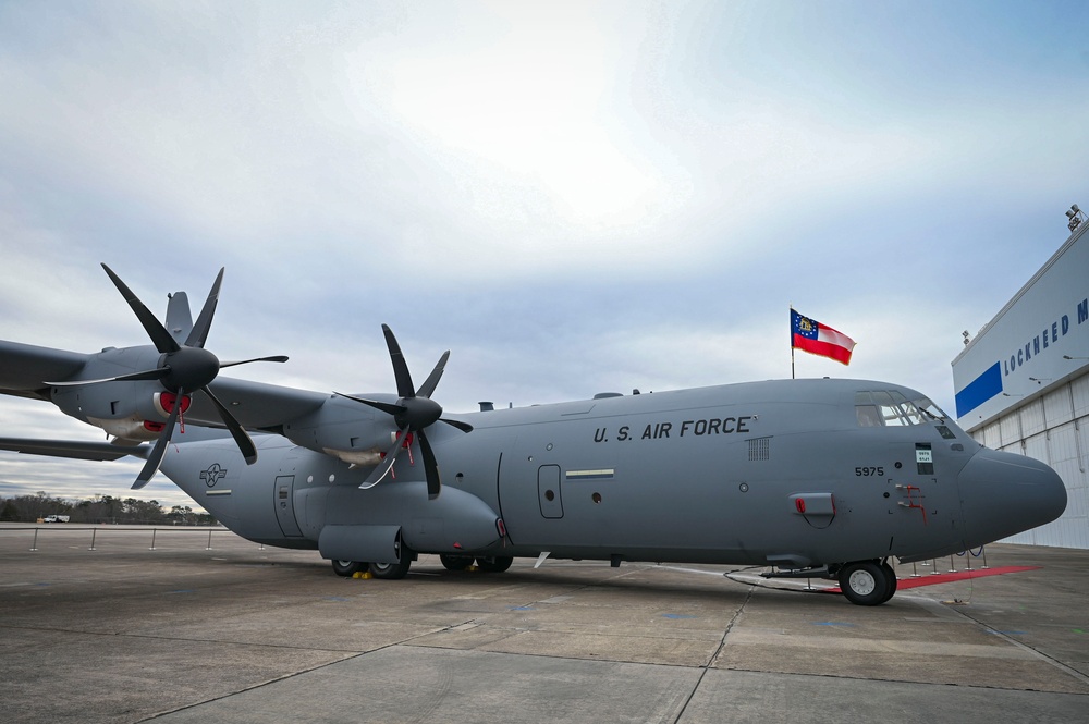 Georgia Air National Guard Receives First C-130J Super Hercules from Lockheed Martin
