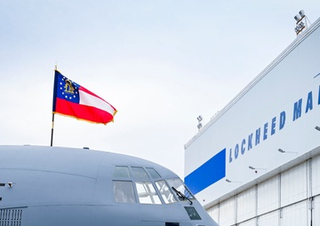 Georgia Air National Guard Receives 1st C-130J-30 Super Hercules from Lockheed Martin