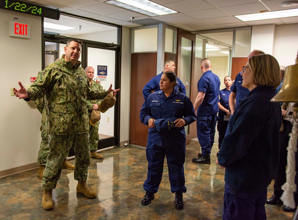 Admiral Linda Fagan Visits NSA Mid-South