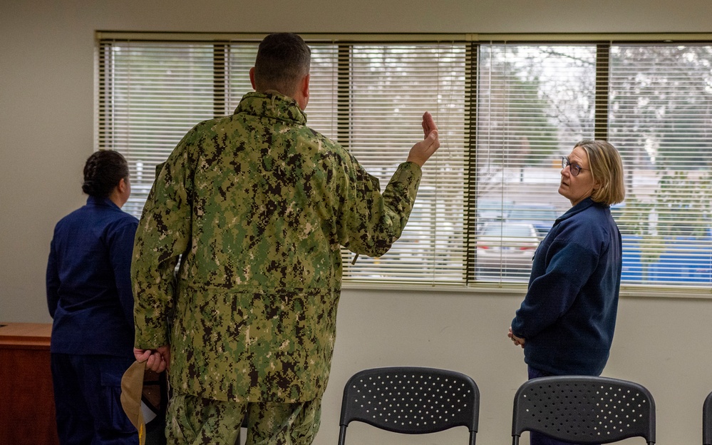 Admiral Linda Fagan Visits NSA Mid-South