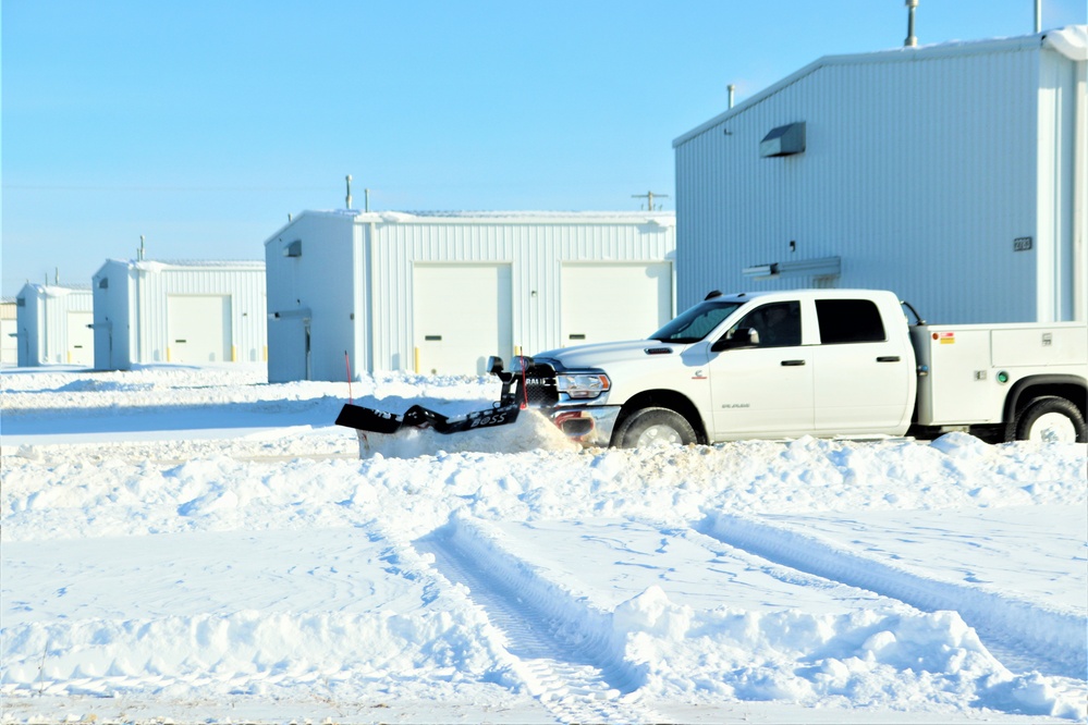 Winter weather hits Fort McCoy with snow, extreme cold in mid-January 2024
