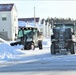 January 2024 snow-removal operations at Fort McCoy