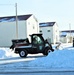 January 2024 snow-removal operations at Fort McCoy