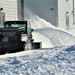 January 2024 snow-removal operations at Fort McCoy