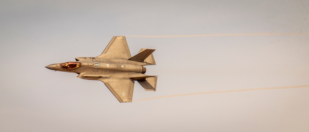 Luke Fighters Soar Over Gila Bend