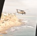 Blackhawk taking in the California coastline