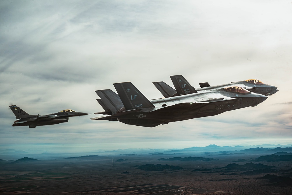 DVIDS Images In the Wild Blue Yonder Luke AFB jets in flight