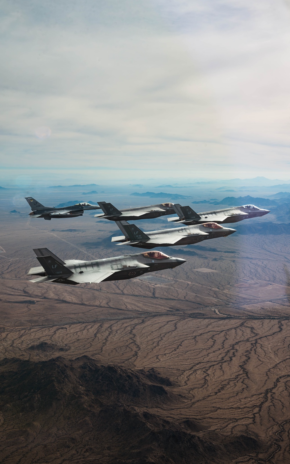 In the Wild Blue Yonder: Luke AFB jets in flight