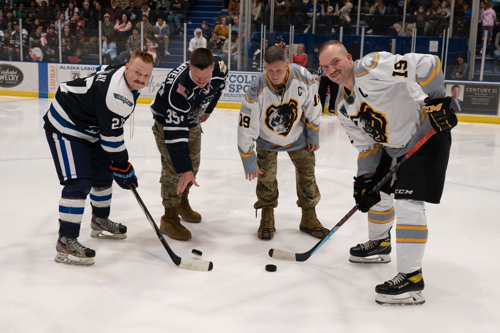 Eielson Icemen lose 6-3 to Arctic Warriors in 28th annual Commander's Cup