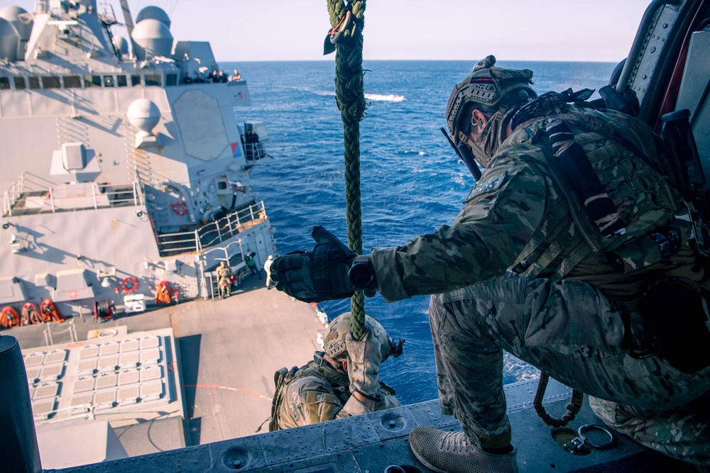 NSW Conducts Operations With Carrier Strike Group ONE