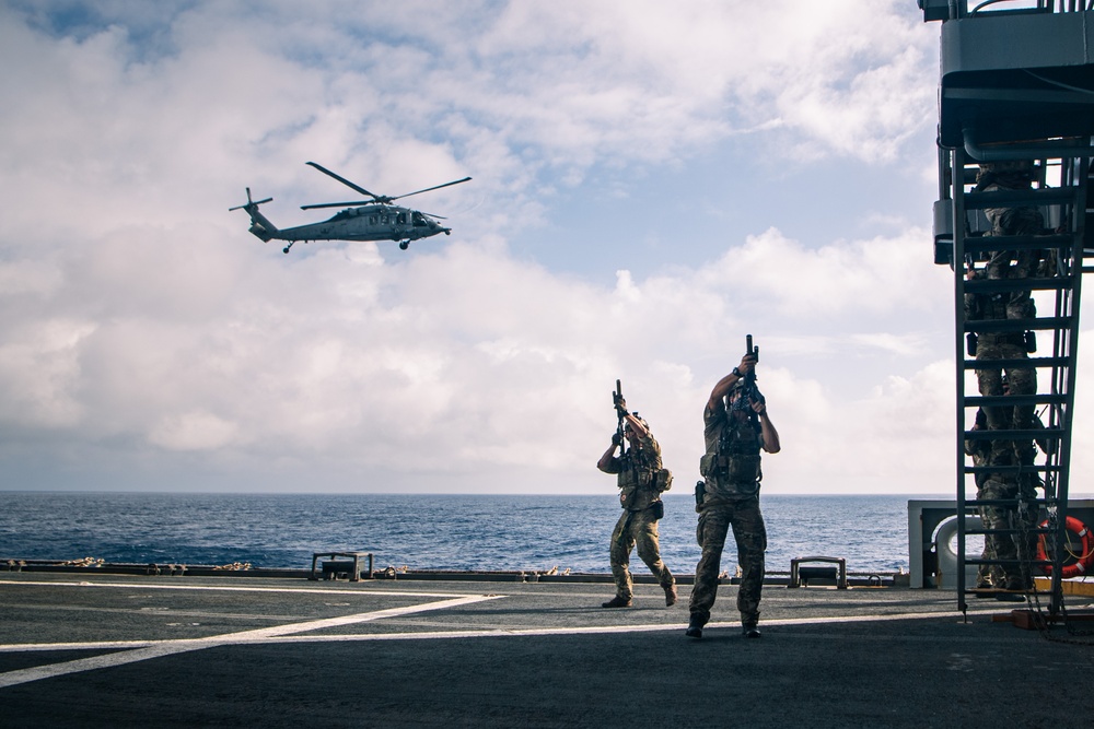 NSW Conducts Operations With Carrier Strike Group ONE