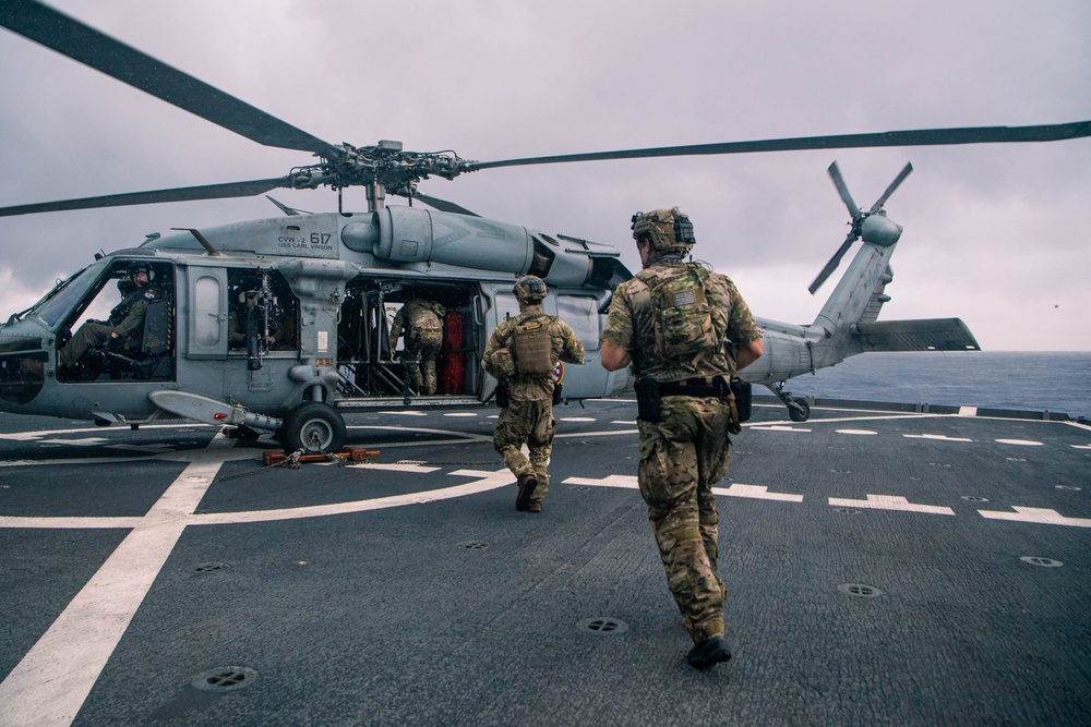 NSW Conducts Operations With Carrier Strike Group ONE