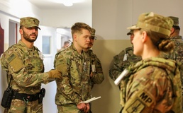 LAANG 773rd MP Bn MPs perform detainee ops for Guardian Sphinx at LSA Poland