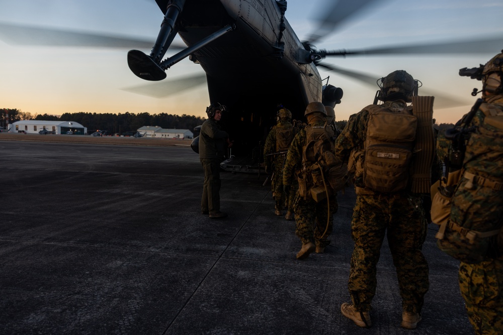 Alpha Co., BLT 1/8 Conducts Pre-Raid Flight Ops