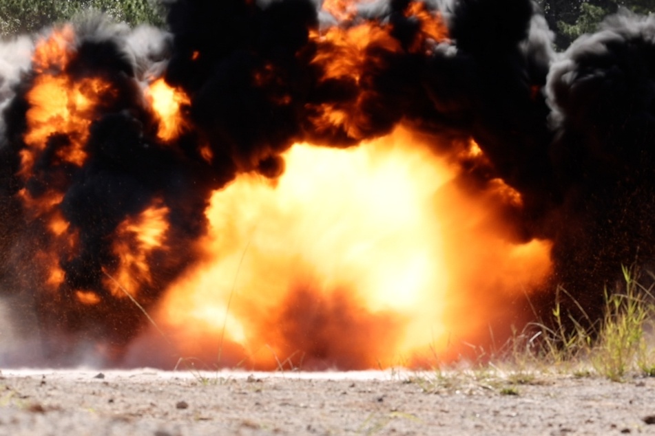 U.S. Marines with 2/7 Execute a Demolition Range