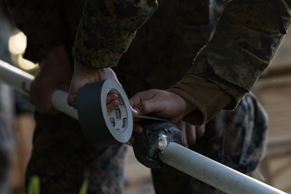 U.S. Marines with 2/7 Execute a Demolition Range