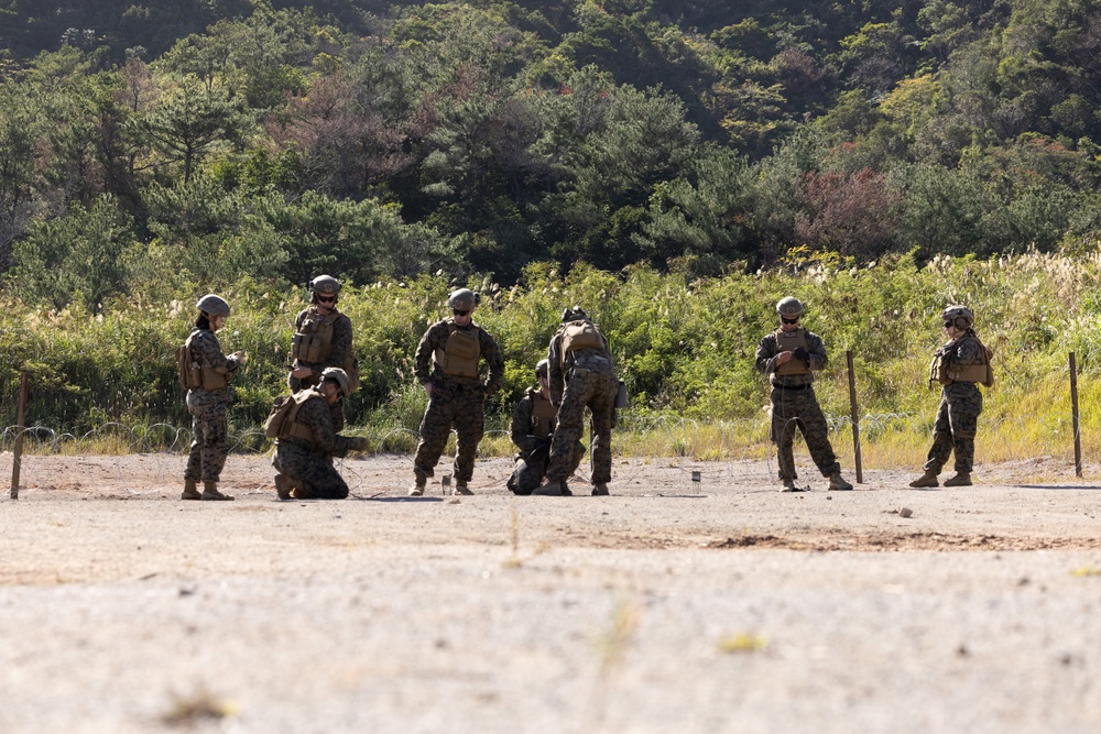 U.S. Marines with 2/7 Execute a Demolition Range