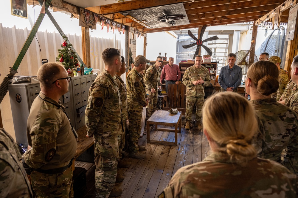 Wyoming TAG visits deployed ANG members