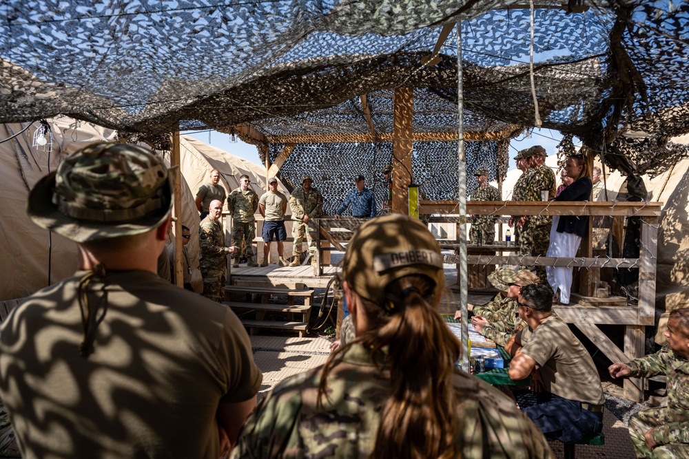 Wyoming TAG visits deployed ANG members