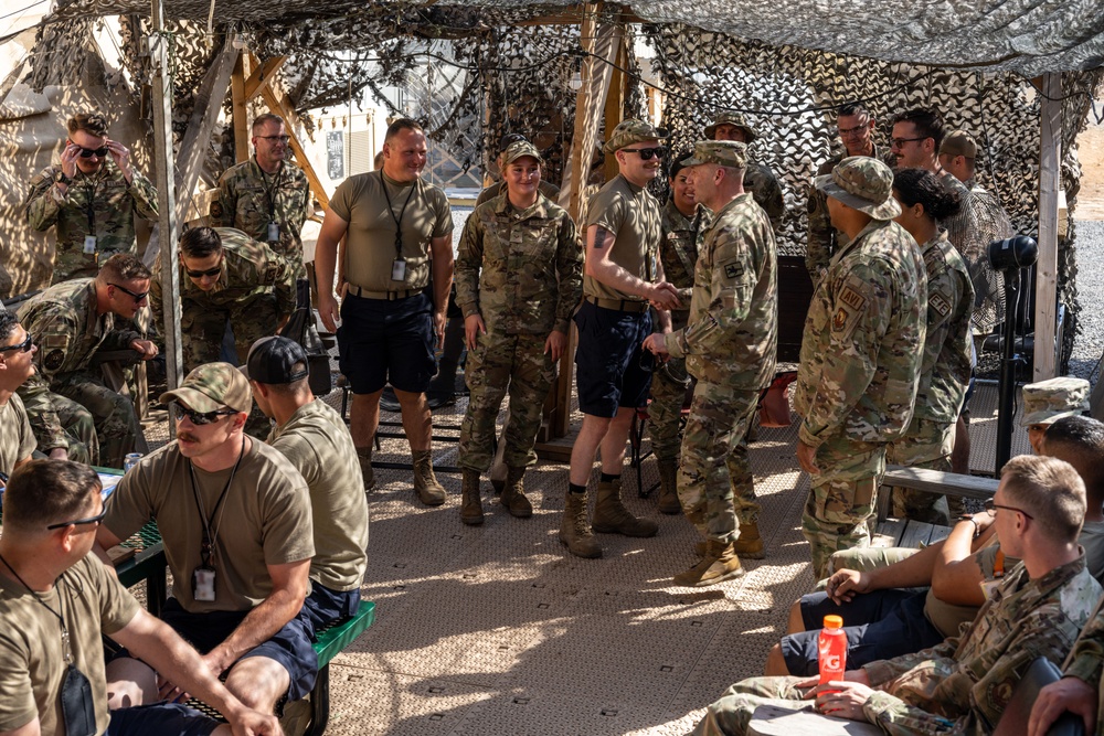 Wyoming TAG visits deployed ANG members