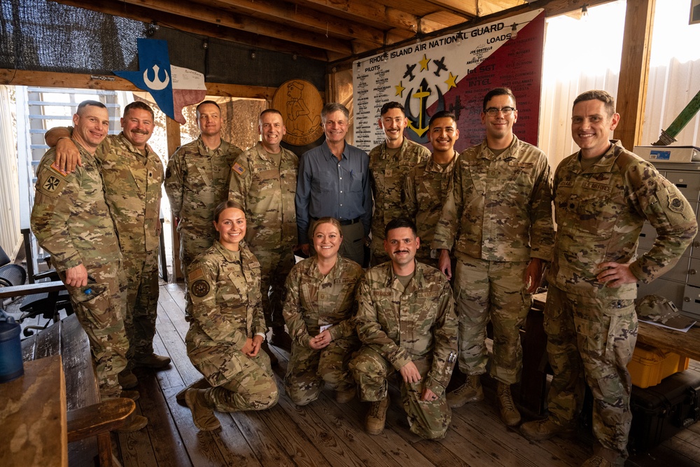 Wyoming TAG visits deployed ANG members