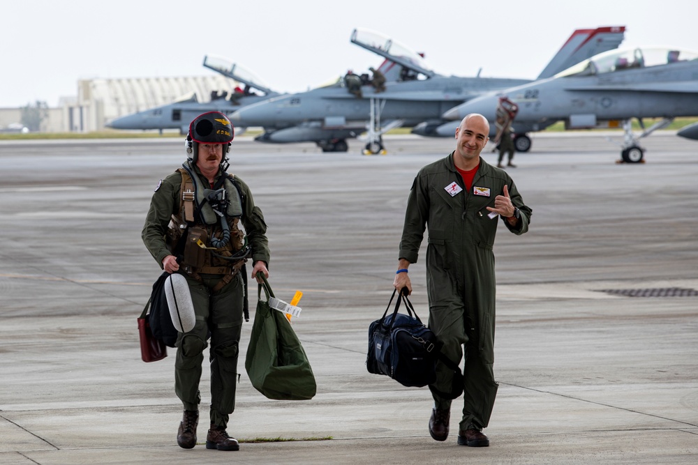 New Arrival: VMFA-232 land at Andersen Air Force Base, Guam