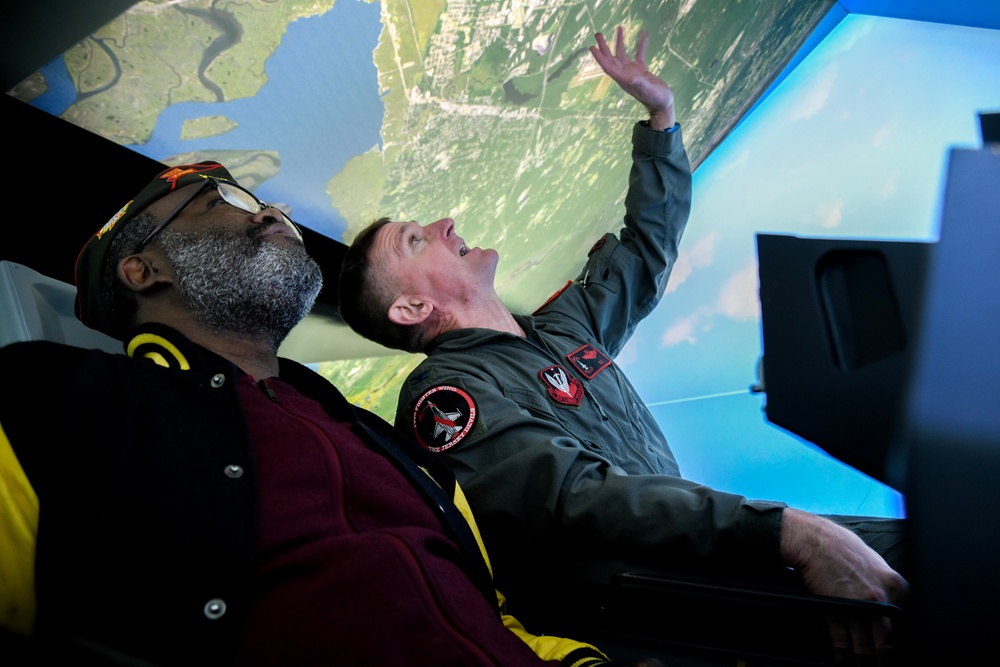 Veterans of Foreign Wars Visits 177th Fighter Wing