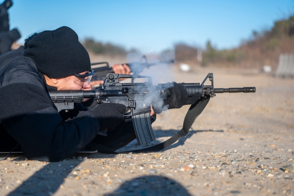 USS New York M4 and M9 Weapons Course