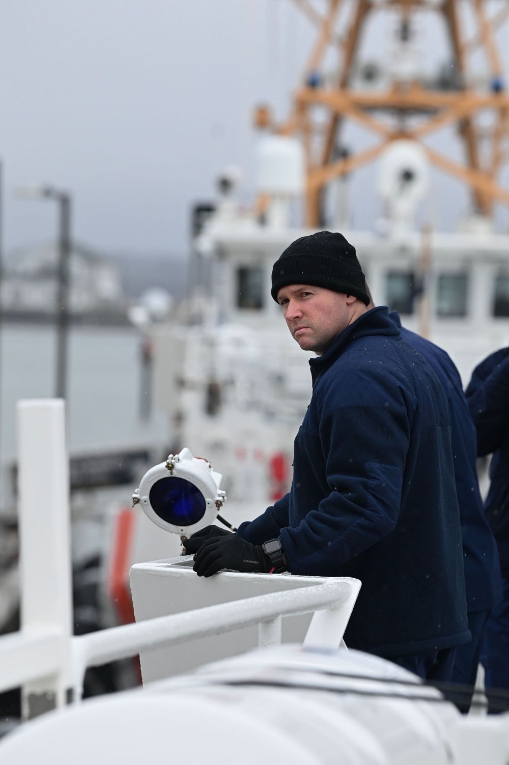 USCGC Lawrence Lawson gets underway