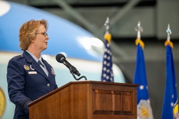 Lt. Gen. Donna Shipton AFLCMC assumption of command ceremony