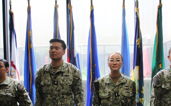 CDRE MCGHEE'S VISIT