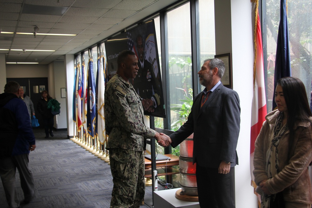 CDRE MCGHEE'S VISIT