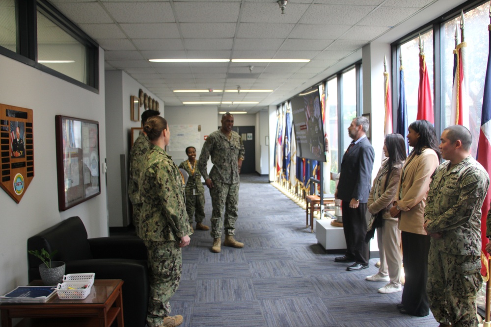 CDRE MCGHEE'S VISIT