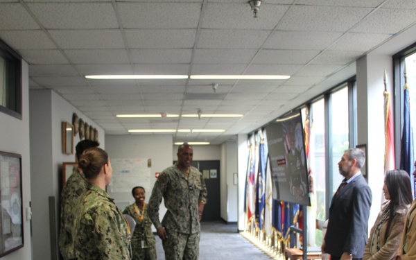 CDRE MCGHEE'S VISIT