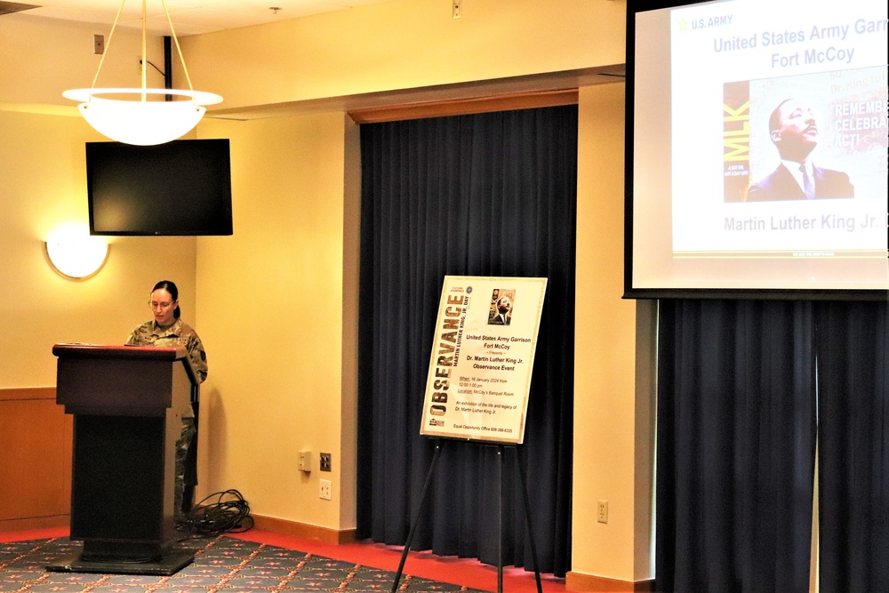 Fort McCoy celebrates Martin Luther King Jr. during 2024 observance event