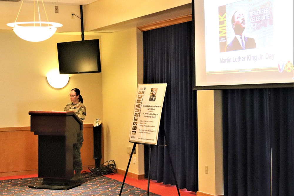 Fort McCoy celebrates Martin Luther King Jr. during 2024 observance event