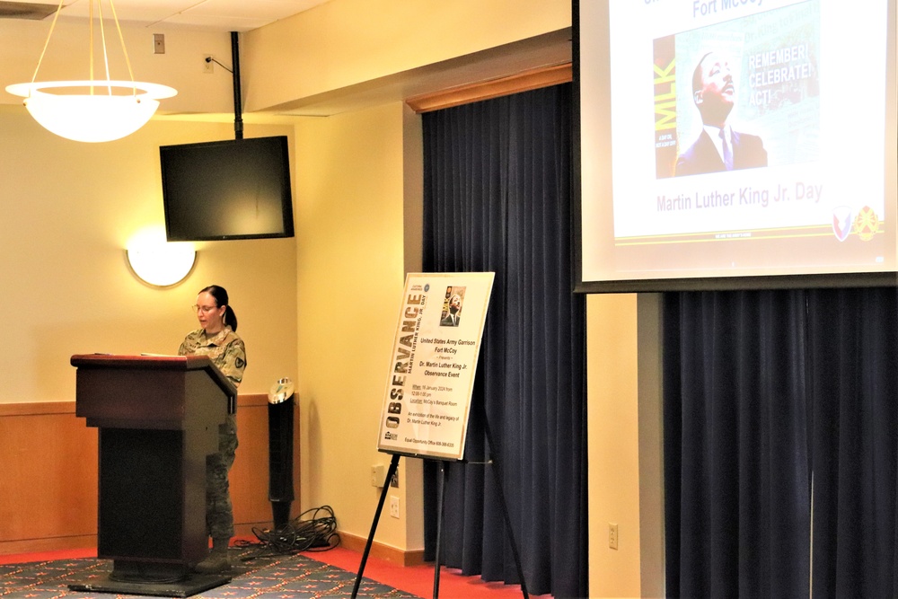 Fort McCoy celebrates Martin Luther King Jr. during 2024 observance event