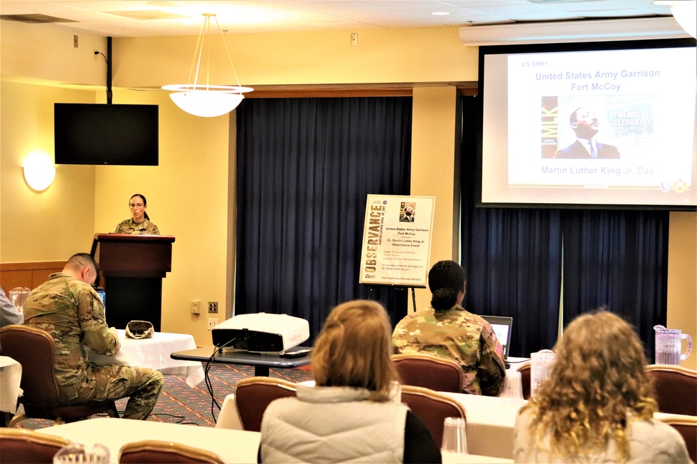 Fort McCoy celebrates Martin Luther King Jr. during 2024 observance event