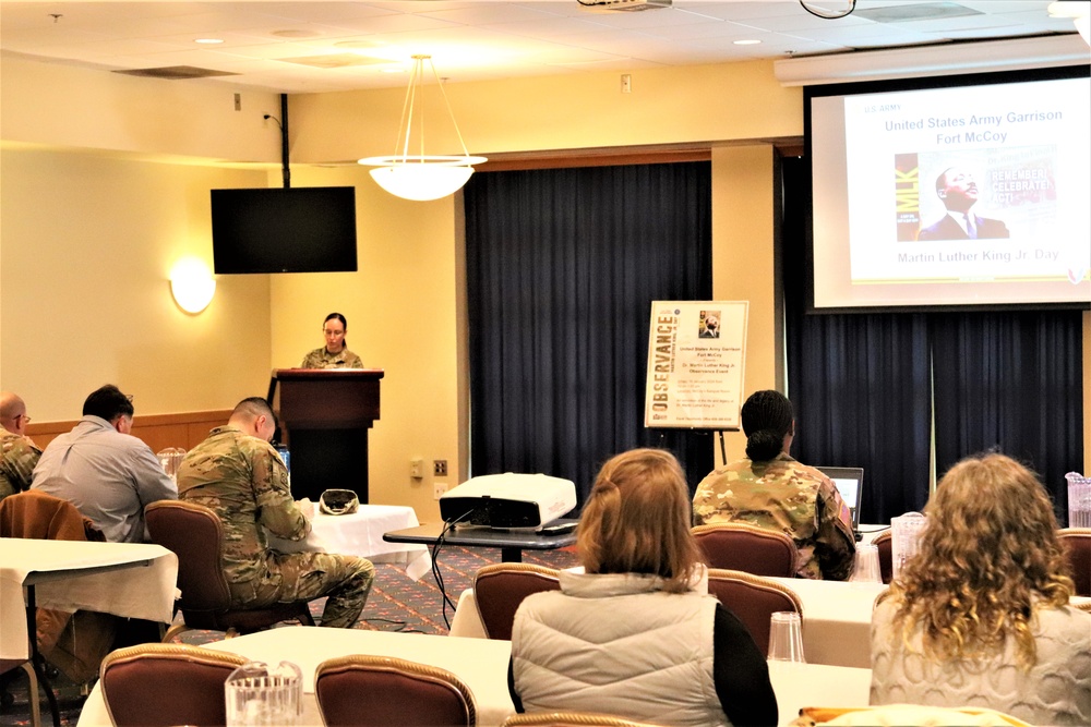 Fort McCoy celebrates Martin Luther King Jr. during 2024 observance event