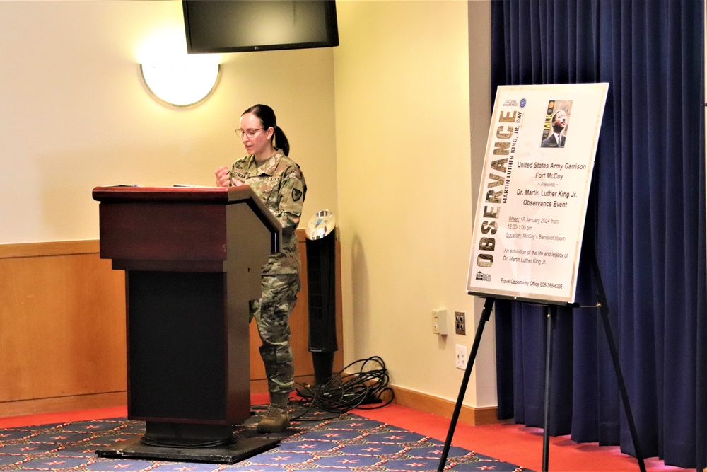 Fort McCoy celebrates Martin Luther King Jr. during 2024 observance event