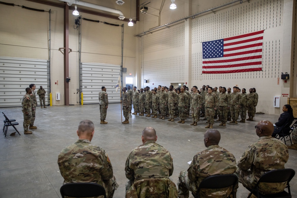 1501st Quartermaster Company (Field Feeding) Activation Ceremony