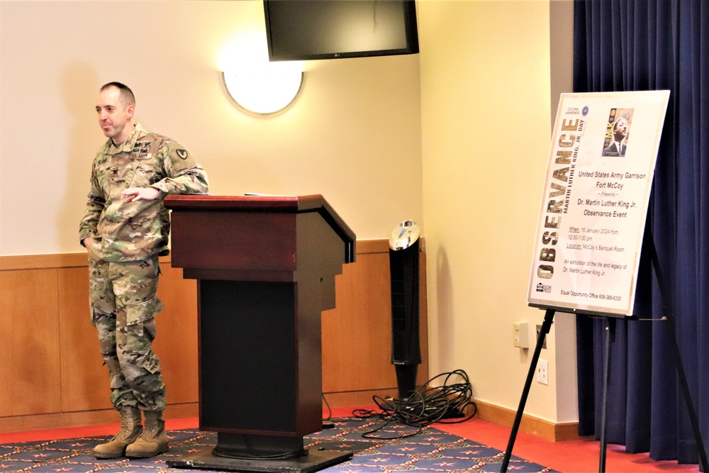 Fort McCoy celebrates Martin Luther King Jr. during 2024 observance event