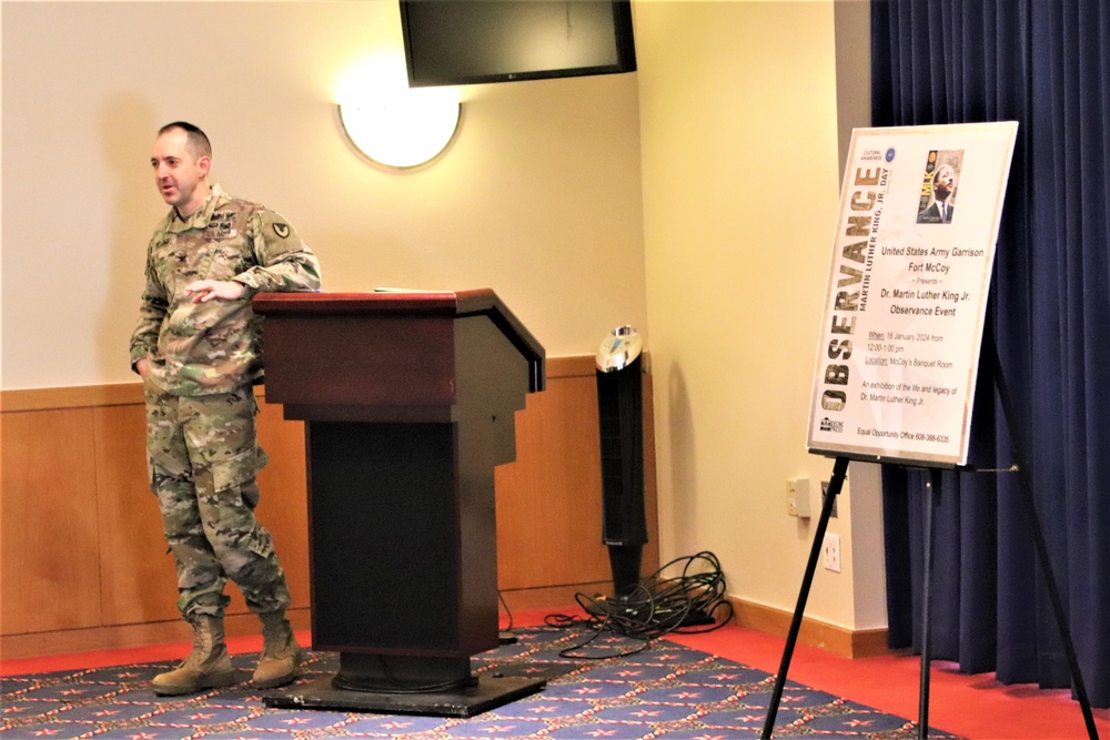 Fort McCoy celebrates Martin Luther King Jr. during 2024 observance event