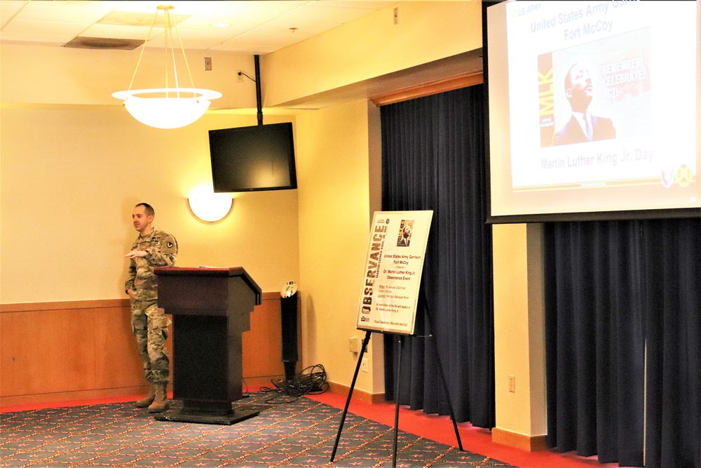 Fort McCoy celebrates Martin Luther King Jr. during 2024 observance event