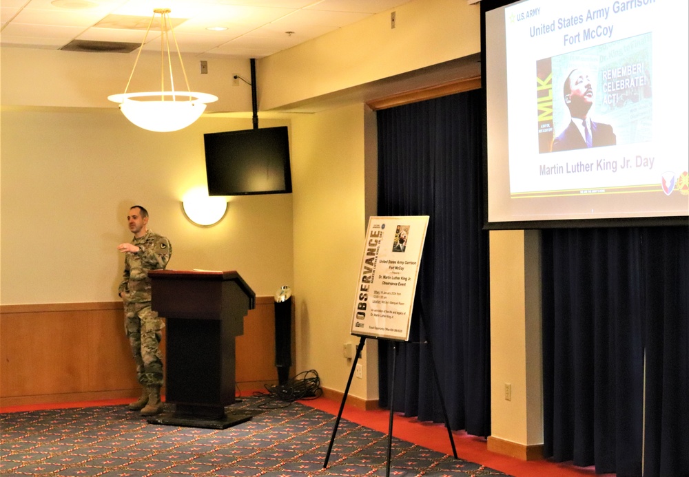 Fort McCoy celebrates Martin Luther King Jr. during 2024 observance event