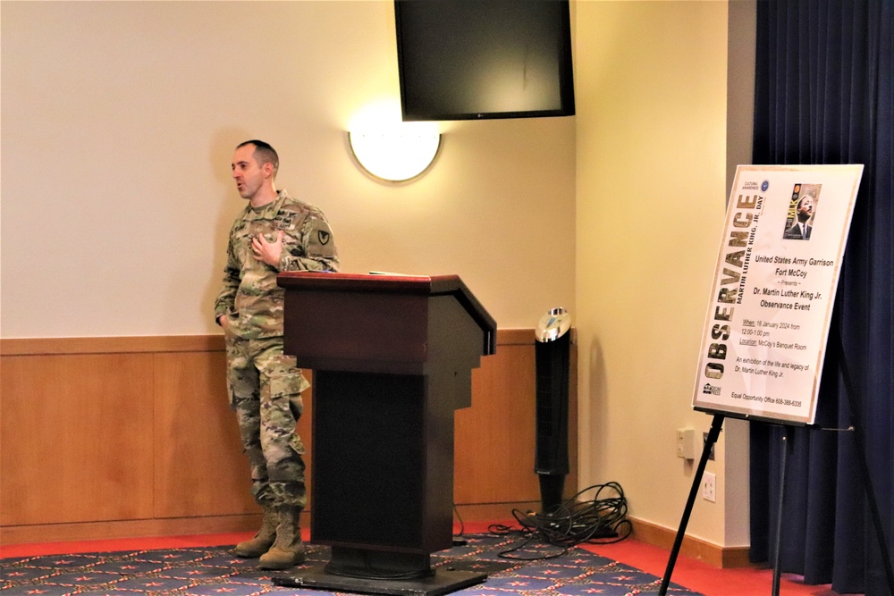 Fort McCoy celebrates Martin Luther King Jr. during 2024 observance event